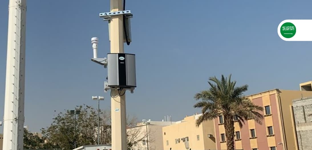 Construction site Air Quality monitoring in Riyadh, Saudi Arabia