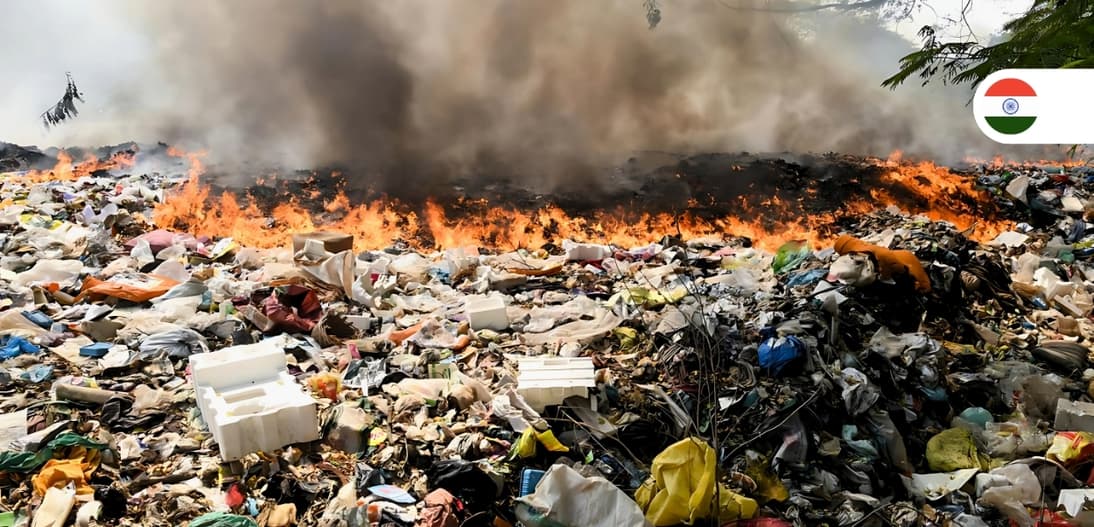 Greenland Waste Management Installed Oizom’s Polludrone for Air Quality Monitoring at Jharkhand Waste-Burning Site