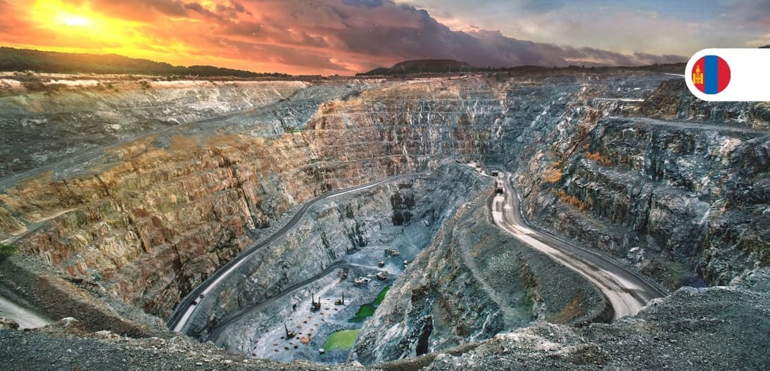 monitors air quality at the mining site